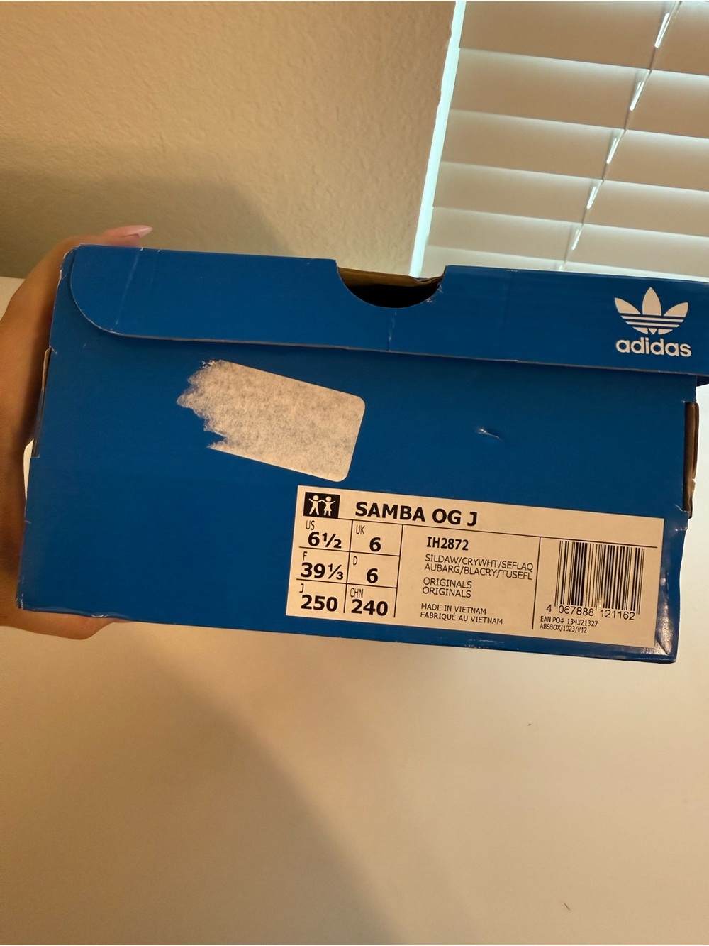 adidas Samba OG 'Silver Dawn White Aqua' - Picture 8 of 8